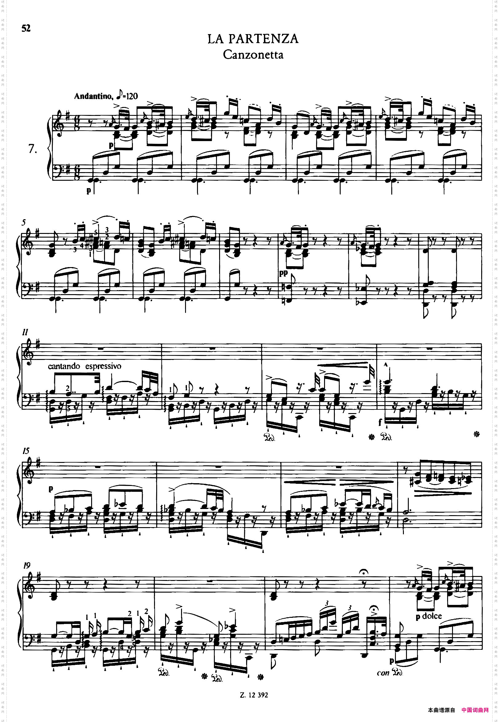 SoiréesMusicalesS.424《音乐晚会全12首》第7首_Soirées Musicales S.424《音乐晚会全12首》第7首