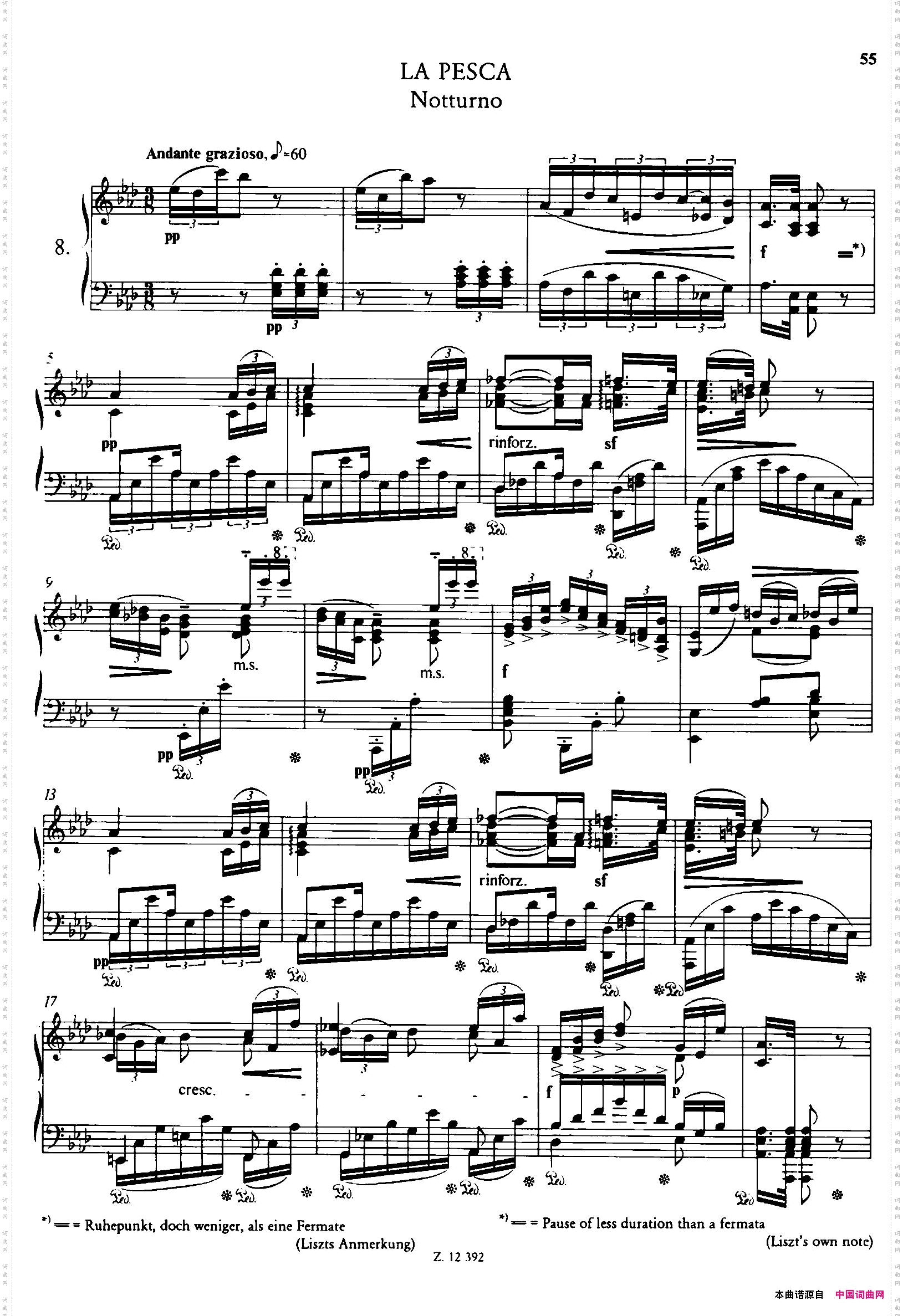 SoiréesMusicalesS.424《音乐晚会全12首》第8首_Soirées Musicales S.424《音乐晚会全12首》第8首