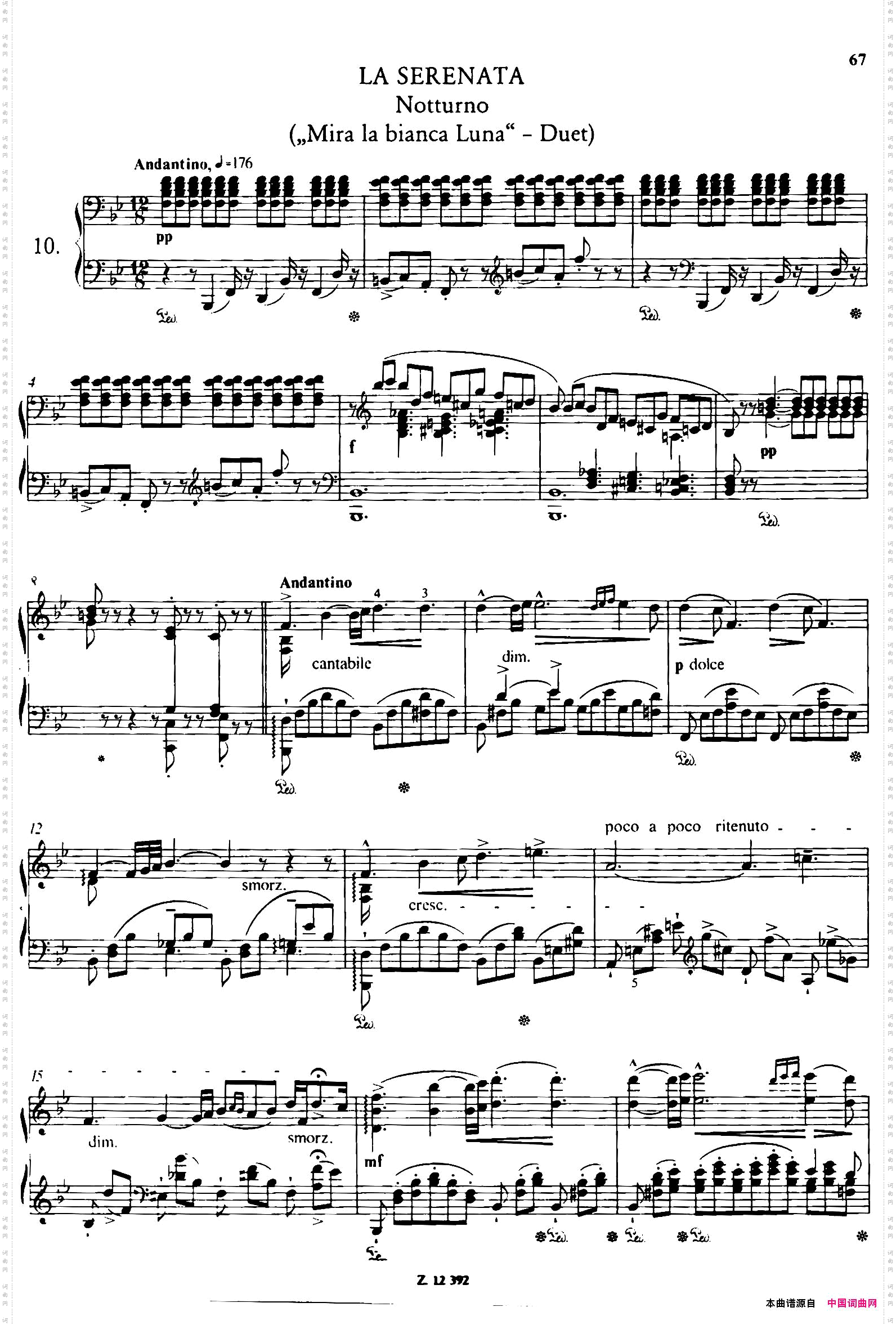 SoiréesMusicalesS.424《音乐晚会全12首》第10首_Soirées Musicales S.424《音乐晚会全12首》第10首