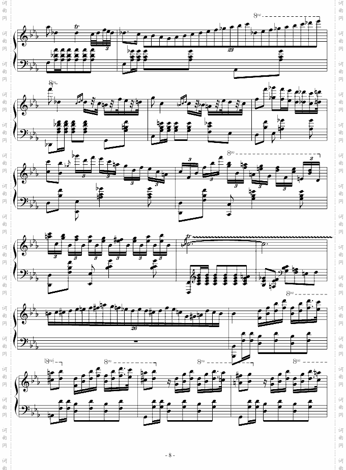 肖邦大波兰舞曲opus22
