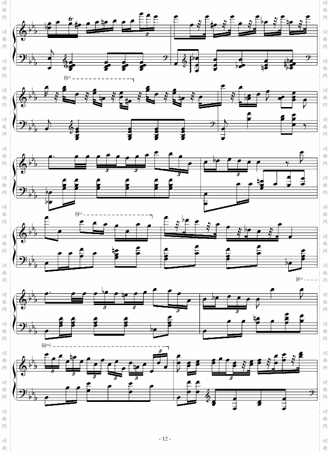 肖邦大波兰舞曲opus22