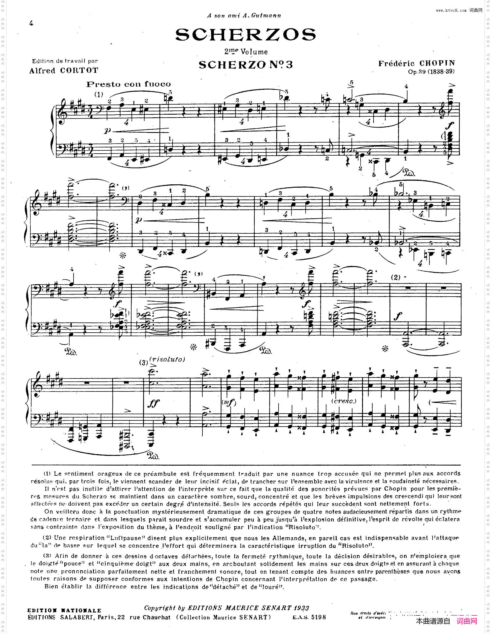 Scherzono.3inc-SharpMinorOp.39升c小调第三谐谑曲_Scherzo no.3 in c-Sharp Minor Op.39升c小调第三谐谑曲