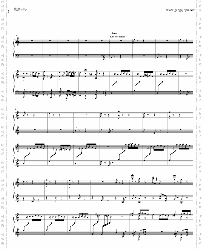 帕格尼尼主题狂想曲-1~10变奏