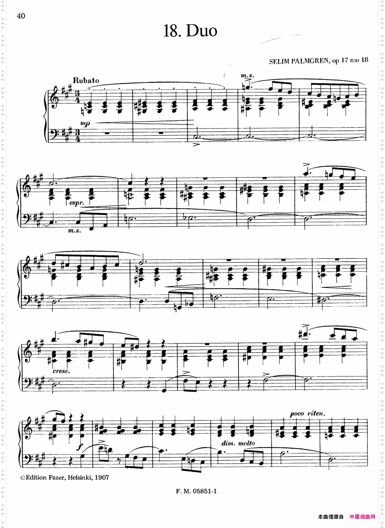 24PreludesOp.1724首前奏曲·18_24 Preludes Op.1724首前奏曲·18