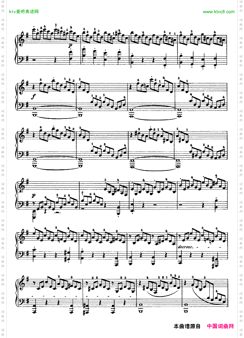 E大调第九钢琴奏鸣曲Op.14No—1