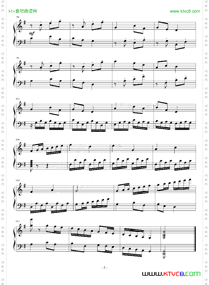 G大调古典回旋曲
