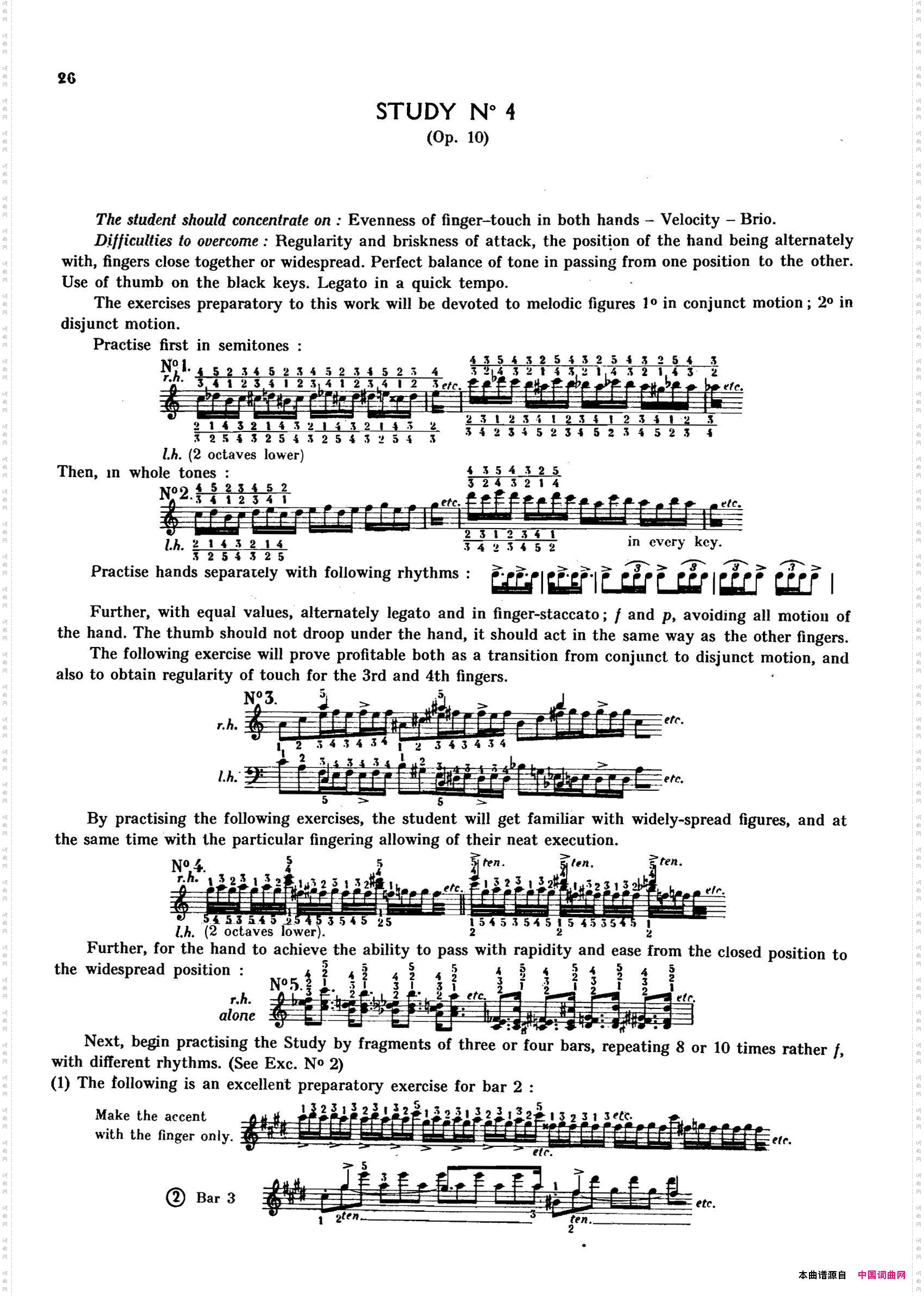 12EtudesOp.10柯尔托教学版12首练习曲·4_12 Etudes Op.10 柯尔托教学版12首练习曲·4