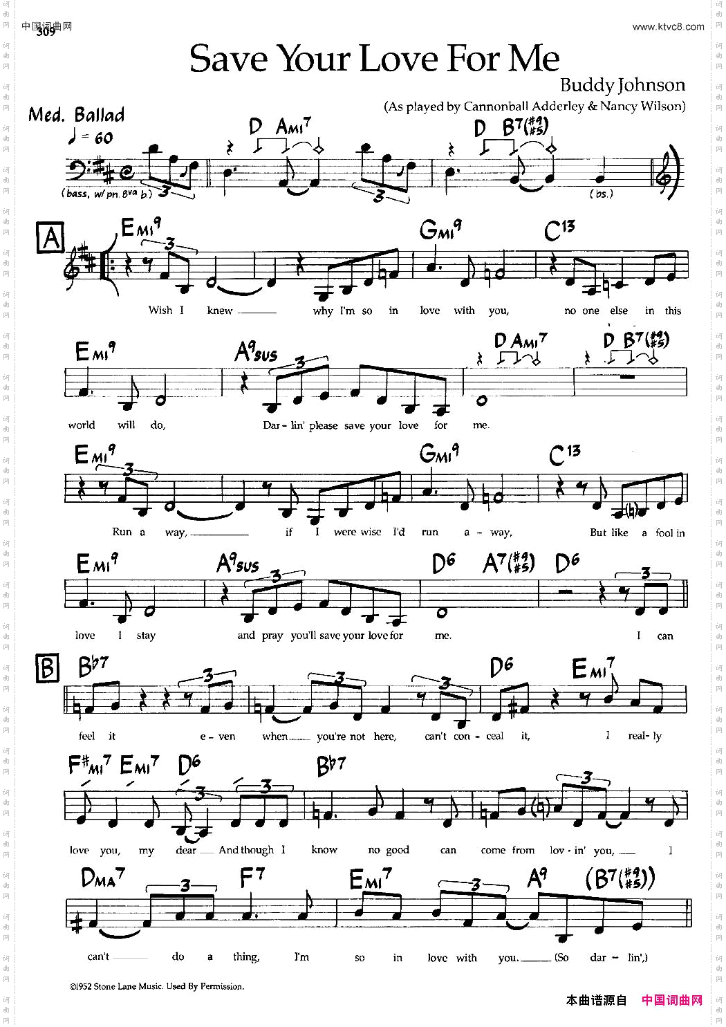SaveYourLoveForMe爵士钢琴曲_Save Your Love For Me爵士钢琴曲