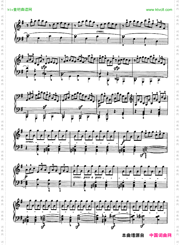 第十六钢琴奏鸣曲-Op.31No.1