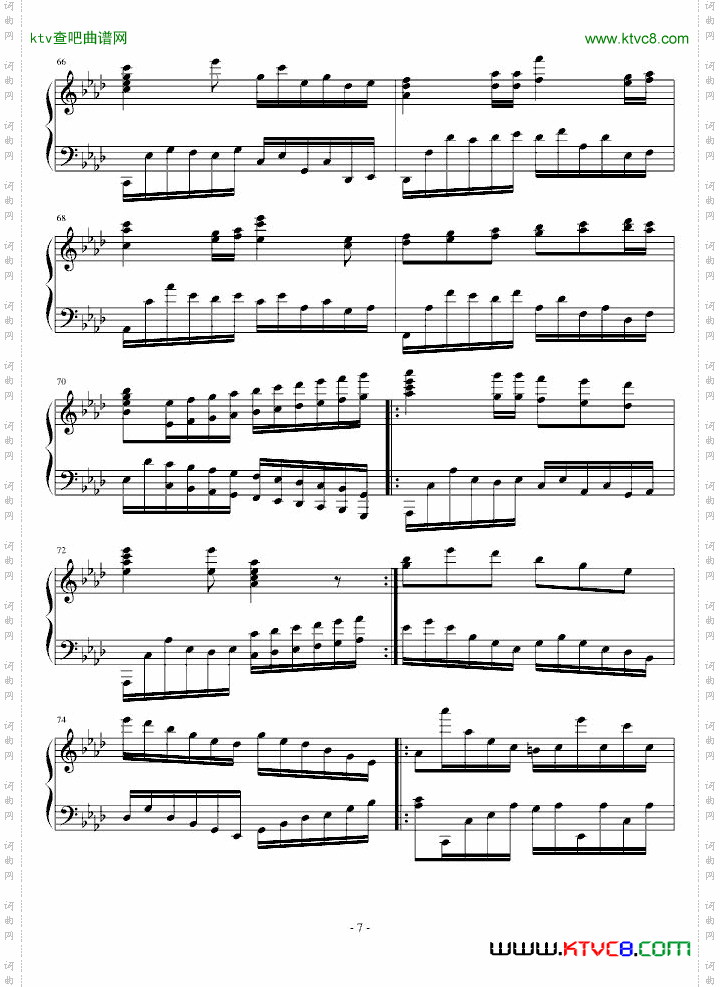 降A大调第六练习曲