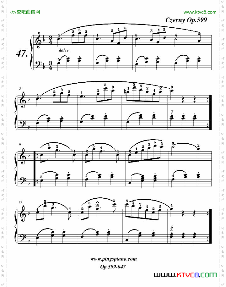 车尔尼599之28