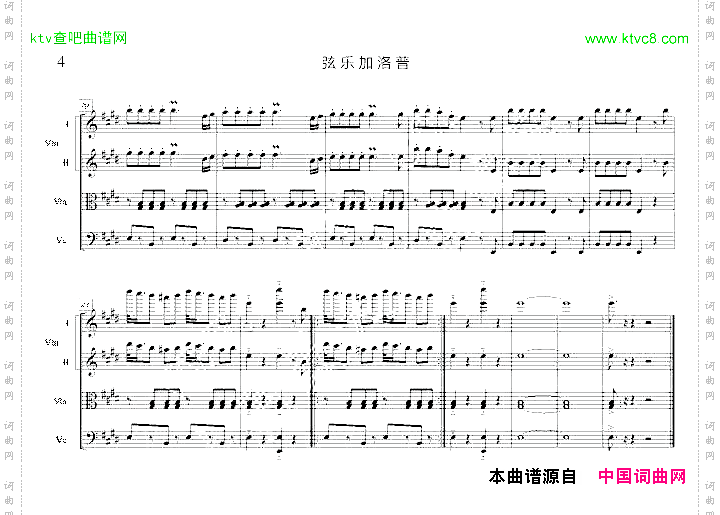 弦乐加洛普