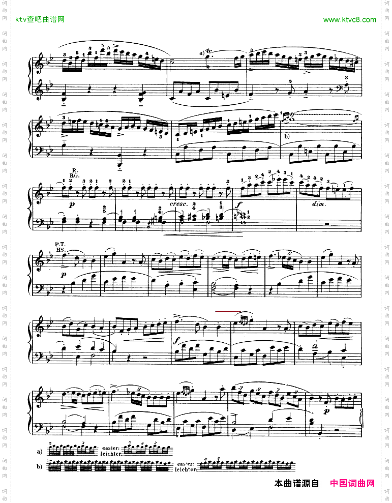降B大调奏鸣曲kv333