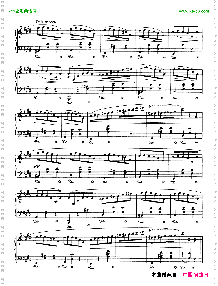 钢琴圆舞曲64-2