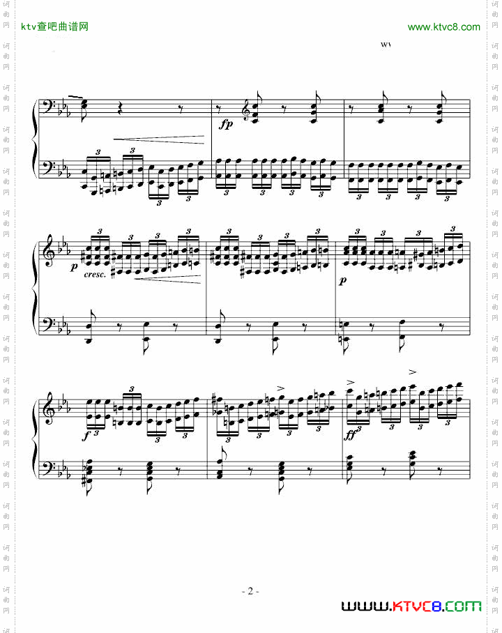 八度练习曲十级类技巧性练习曲