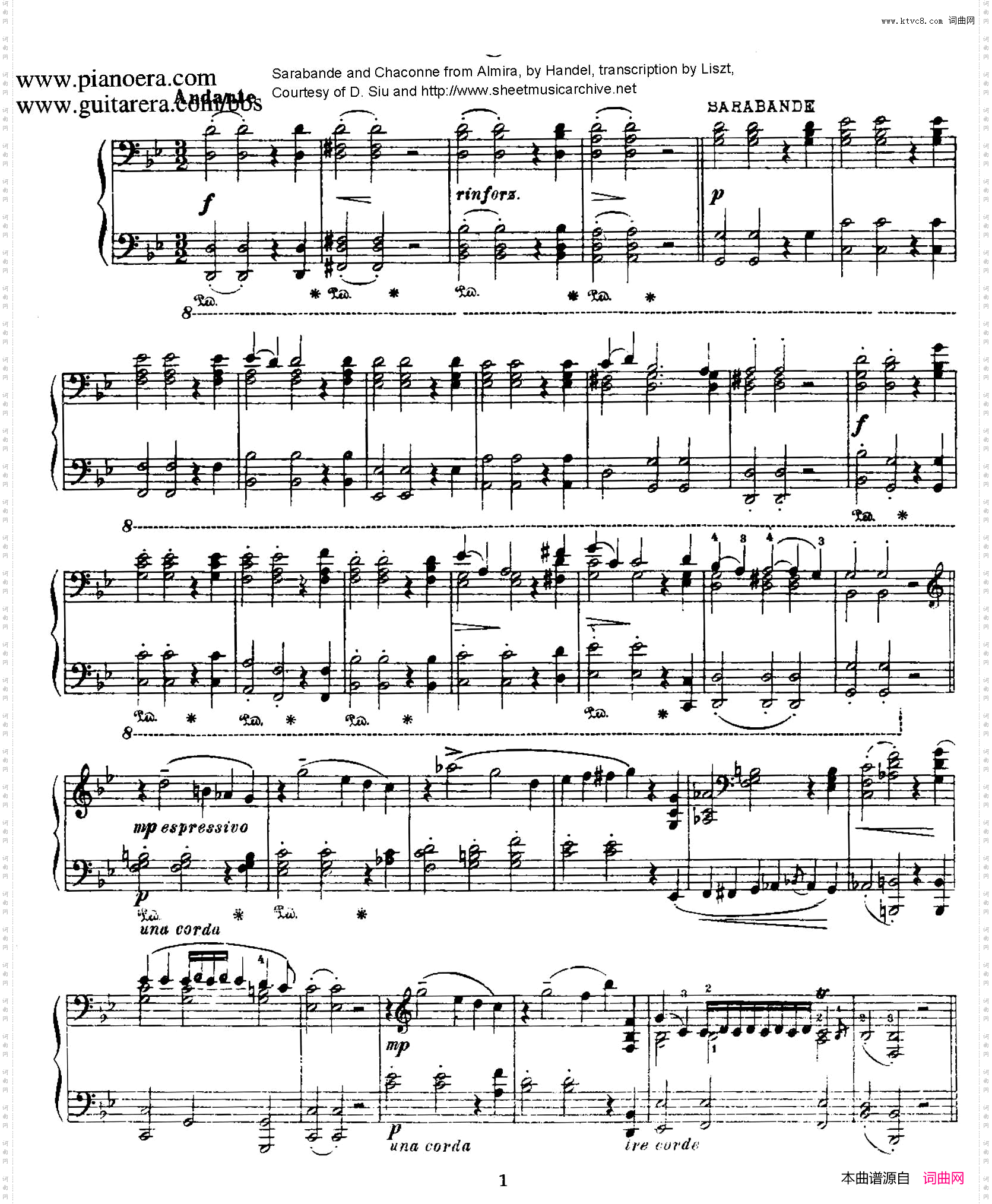 Sarabande&Chaconne萨拉班德和恰空_Sarabande & Chaconne萨拉班德和恰空