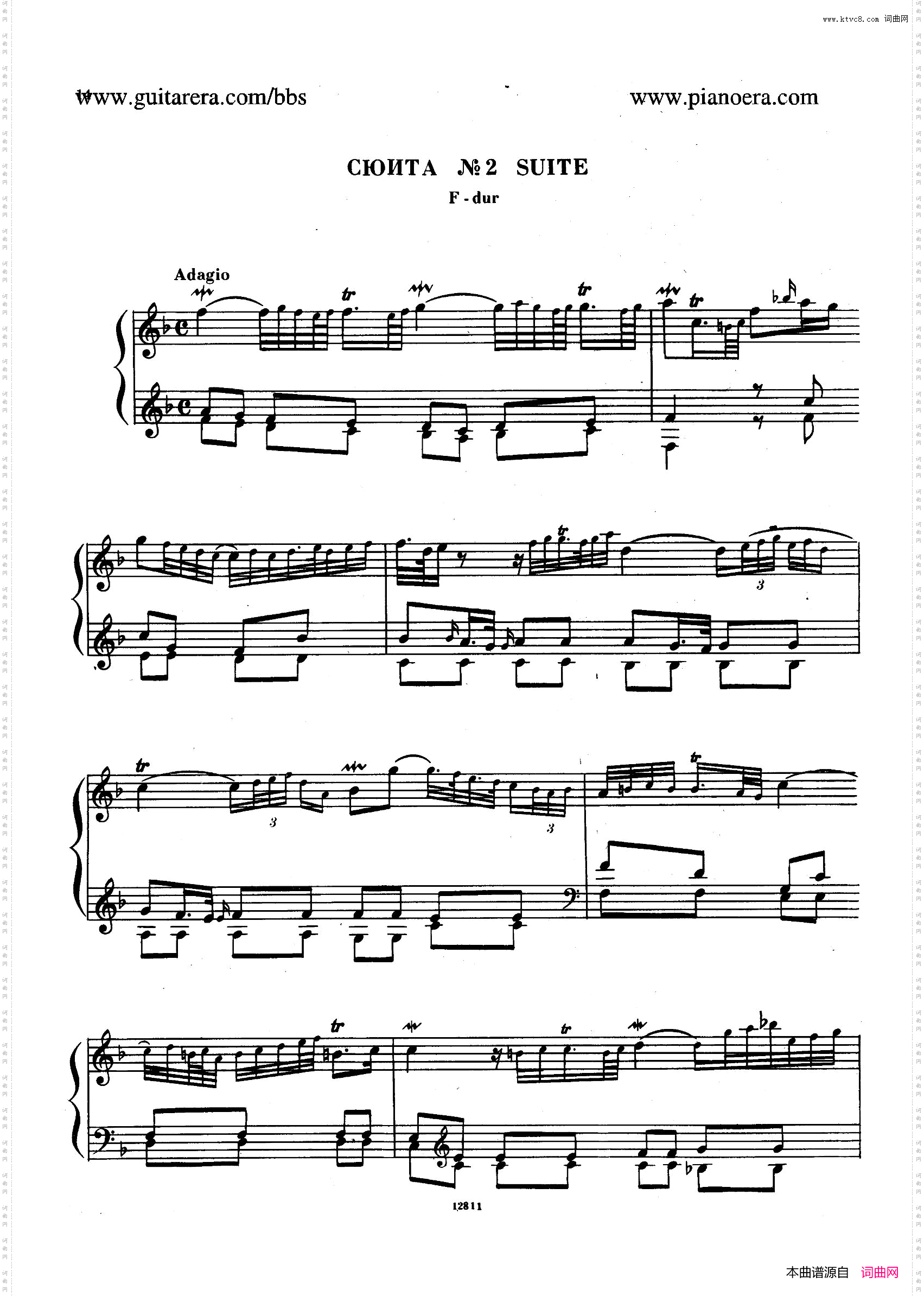 SuiteNo.2inFMajorHWV427F大调第二组曲_Suite No.2 in F Major HWV 427F大调第二组曲