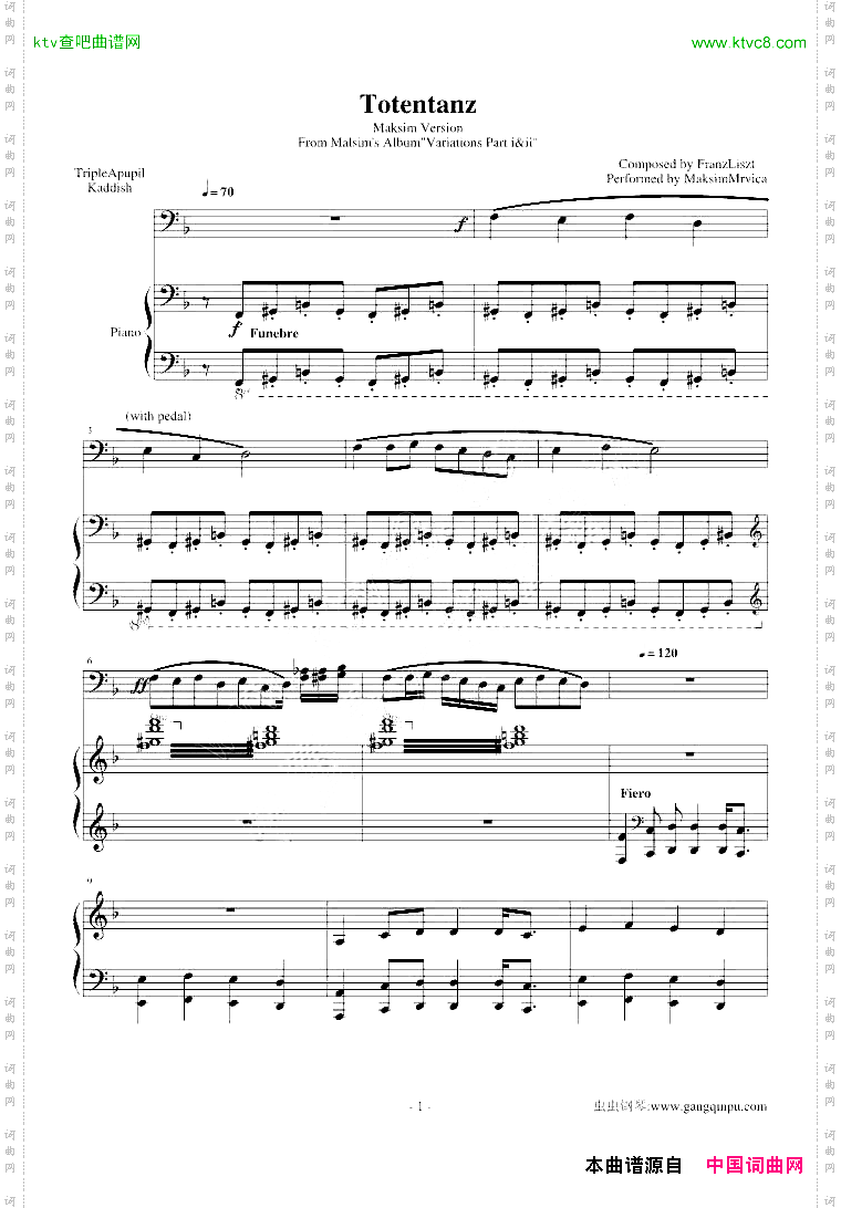 Totentanz-死之舞-马克西姆第二版