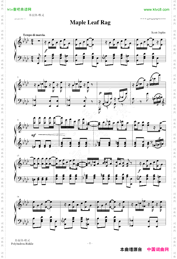 MapleLeafRag