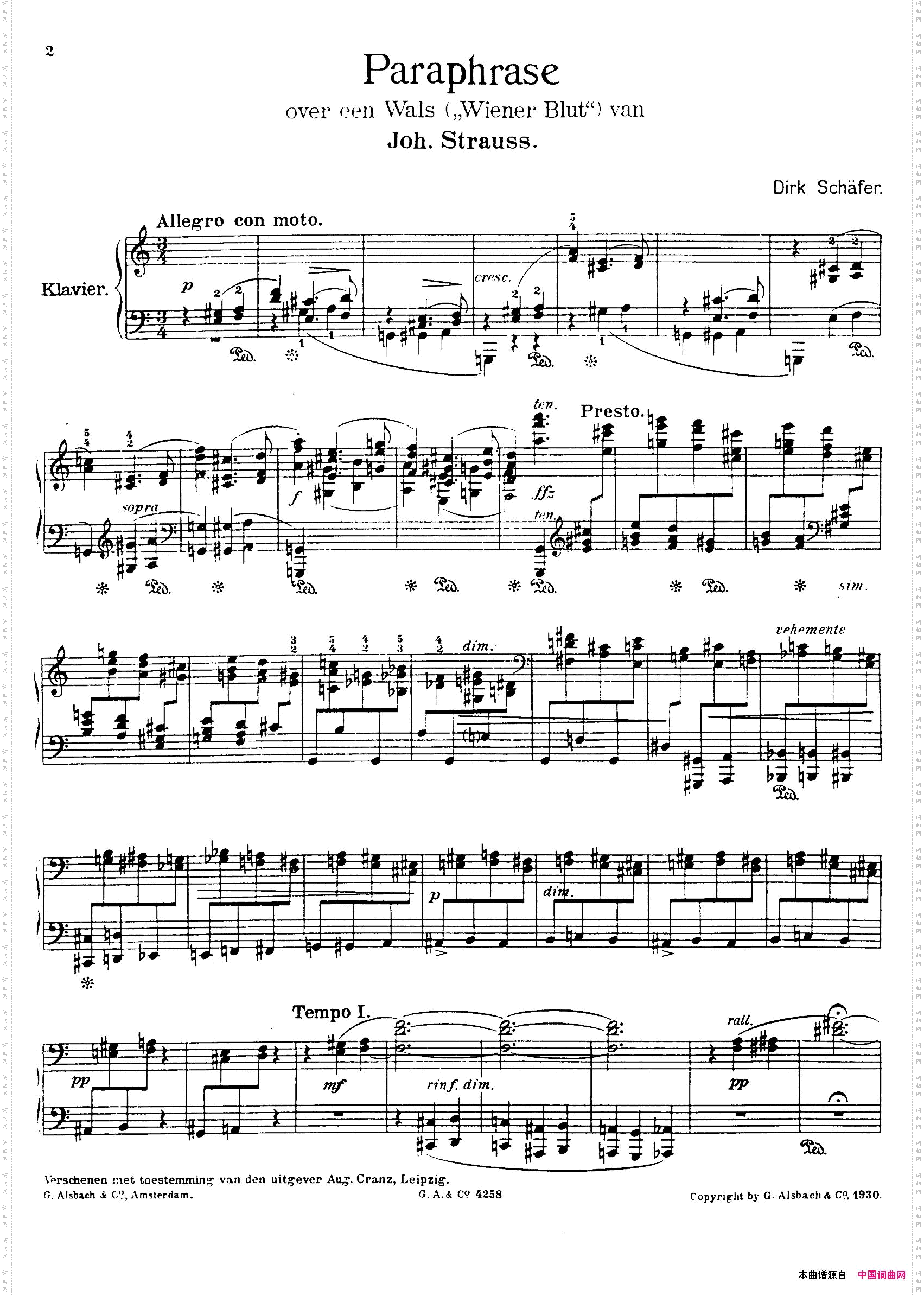 ViennaBloodOp.354维也纳气质圆舞曲_Vienna Blood Op.354维也纳气质圆舞曲