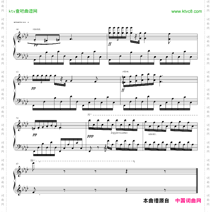 肖邦练习曲Op10—-Nr9