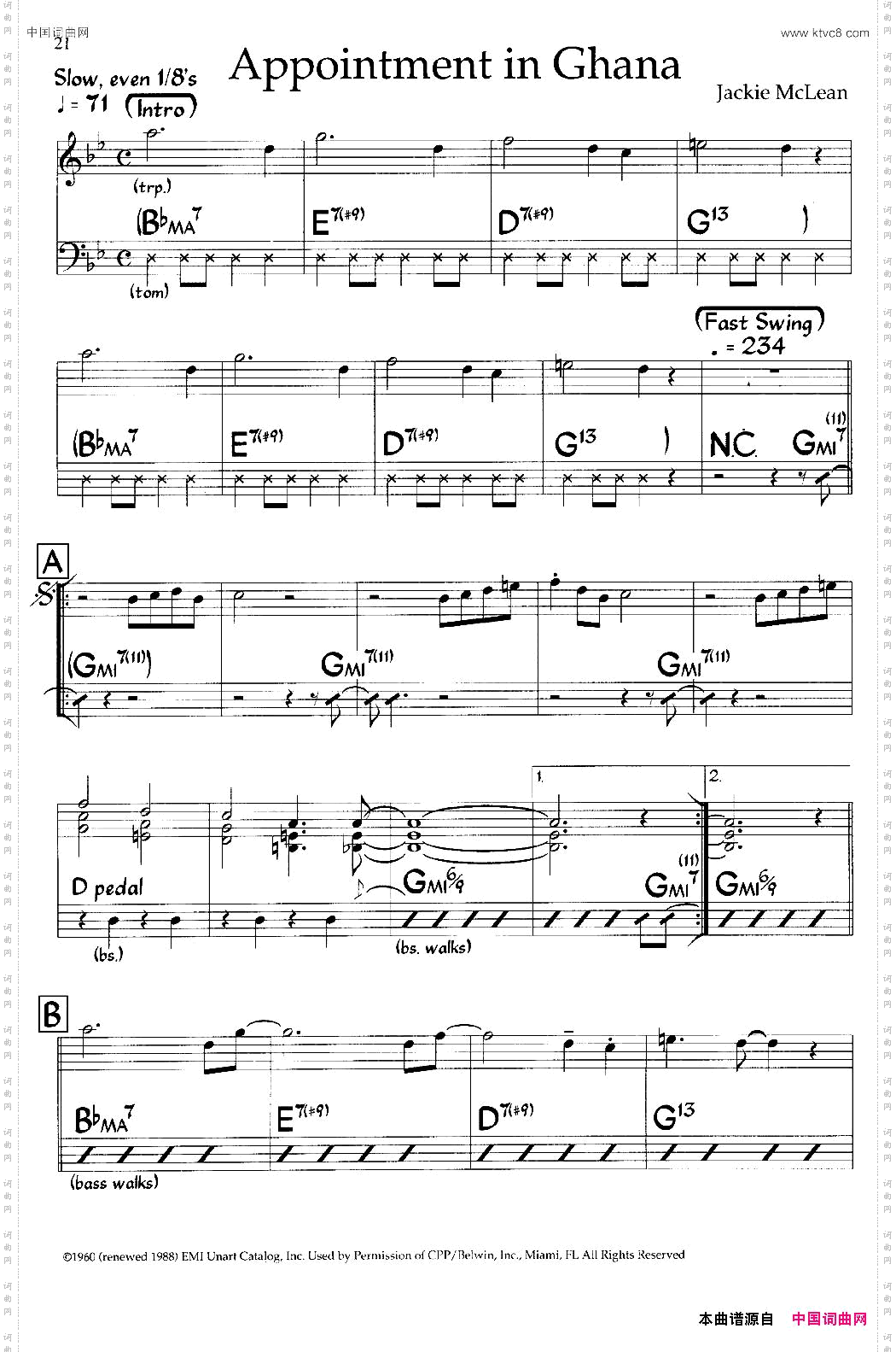 AppointmentinGhana爵士钢琴曲_Appointment in Ghana爵士钢琴曲