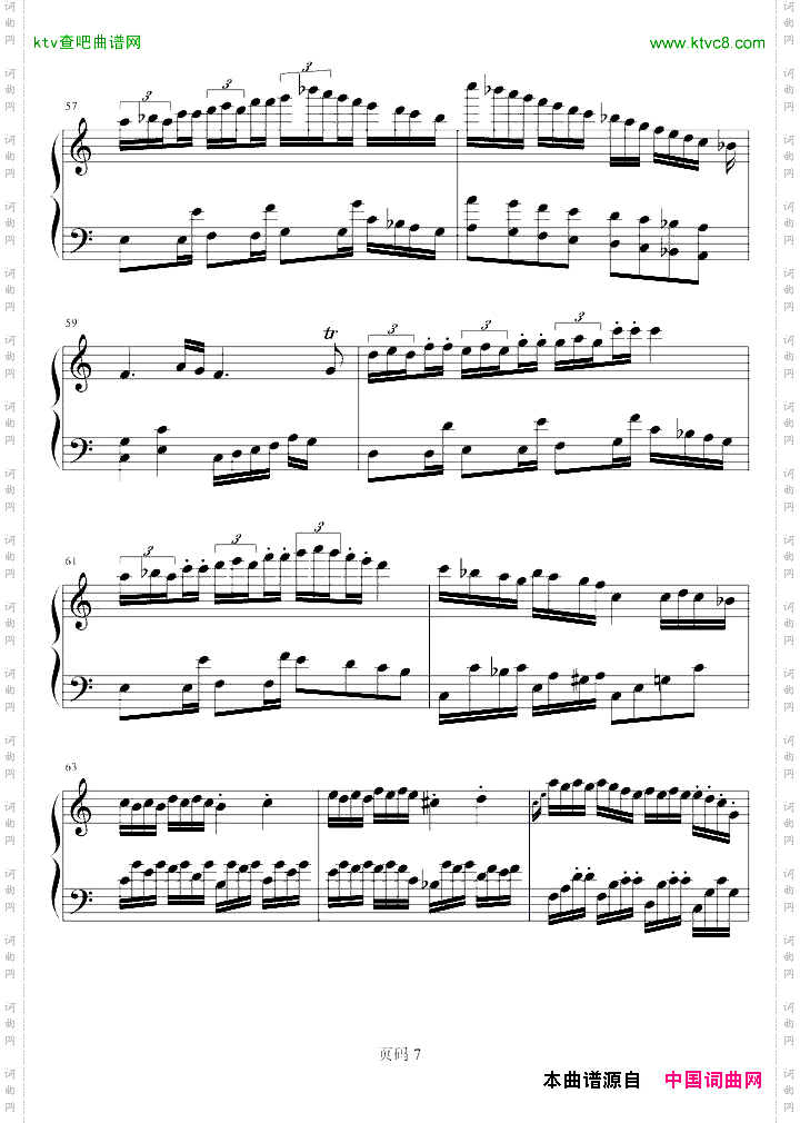 C大调奏鸣曲第一乐章