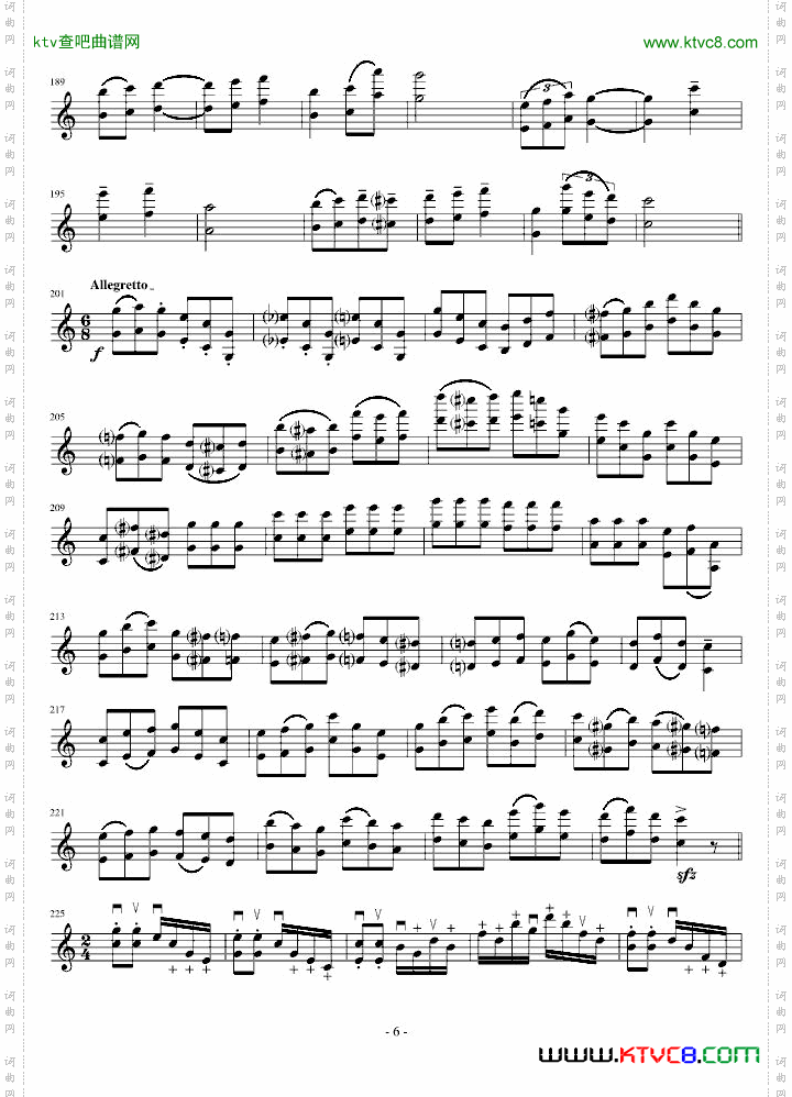 莫扎特主题炫技变奏曲小提琴版