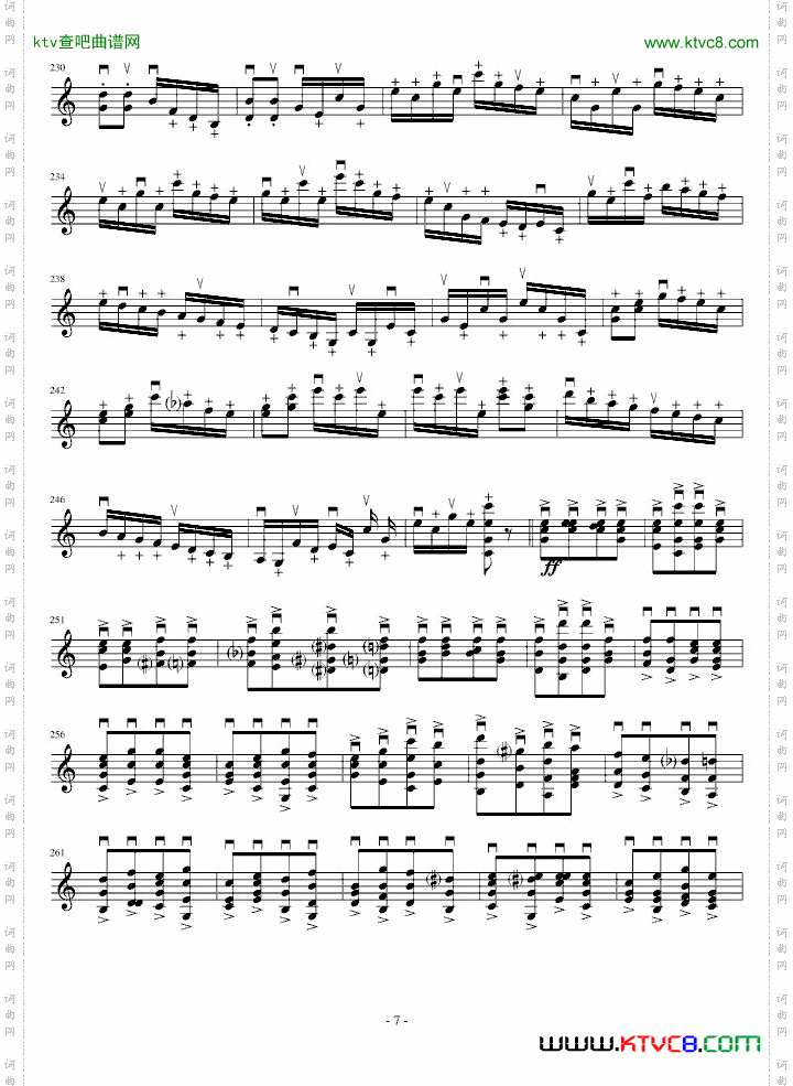 莫扎特主题炫技变奏曲小提琴版