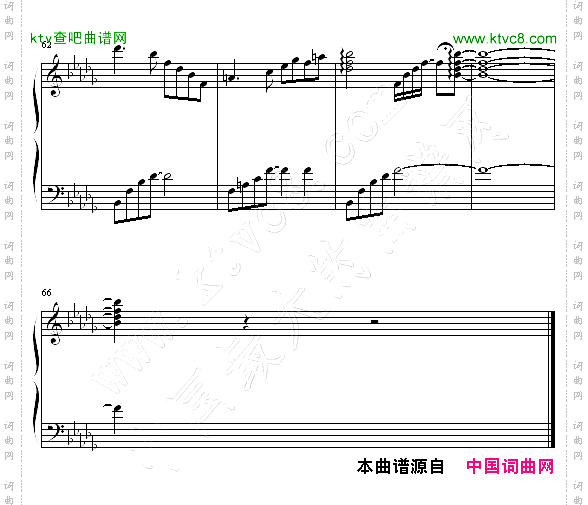 眼泪钢琴曲Tears一往琴声改