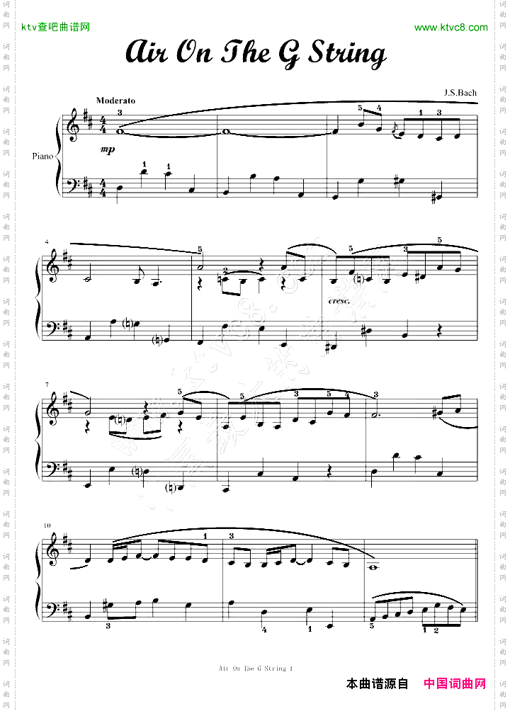 AirOnTheGStringG弦之歌