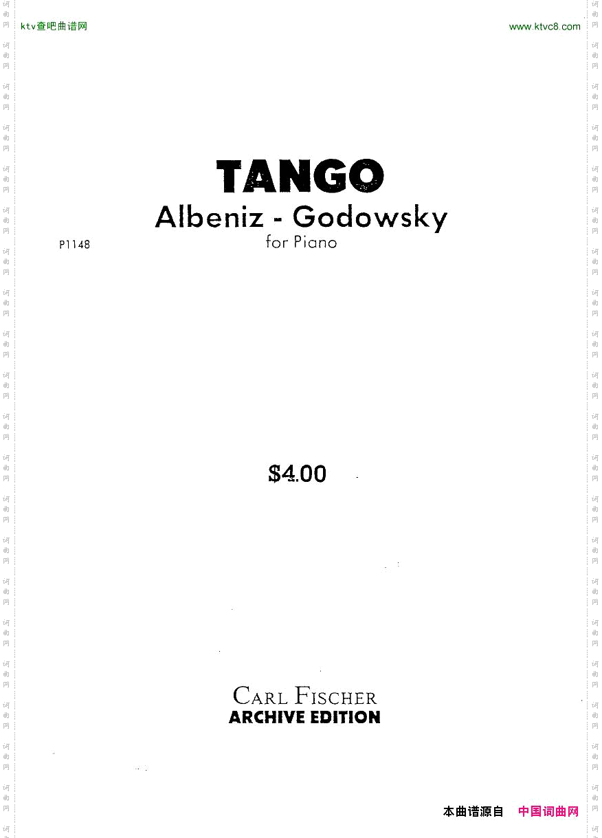 Albeniz-GodowskyTango