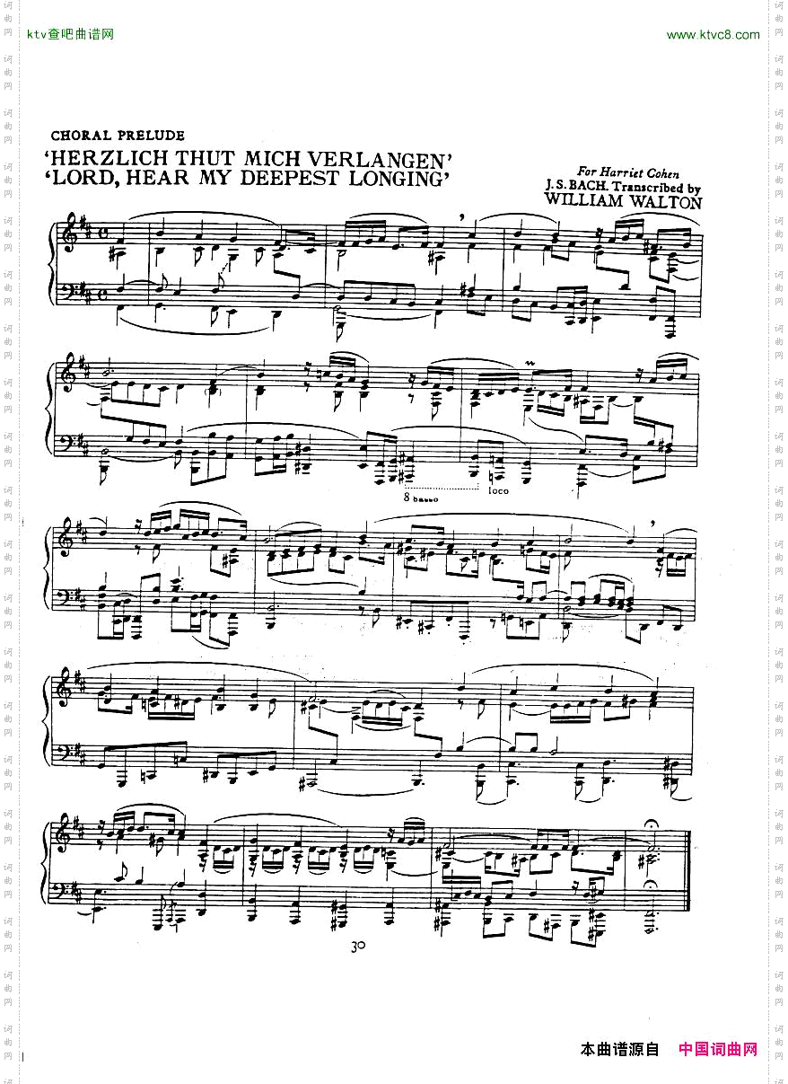 Bach,JS-AtranscriptionbookforHarrietCohen