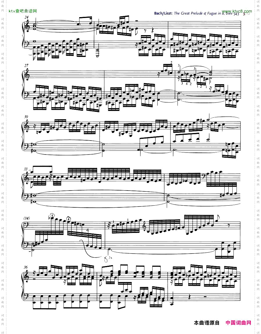 Bach,JS-BWV543-TheGreatPrelude&Fugueina,arr.Liszt