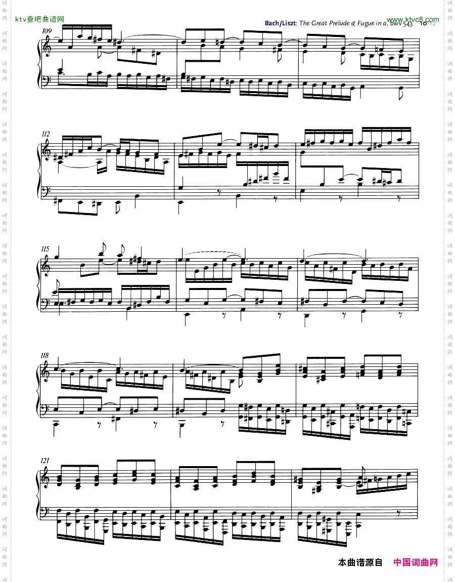 Bach,JS-BWV543-TheGreatPrelude&Fugueina,arr.Liszt