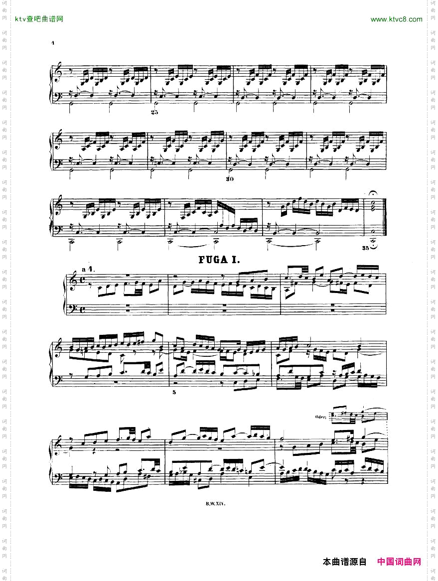 Bach,JS-BWV846-869-WellTemperedClavierBook1Urtext一