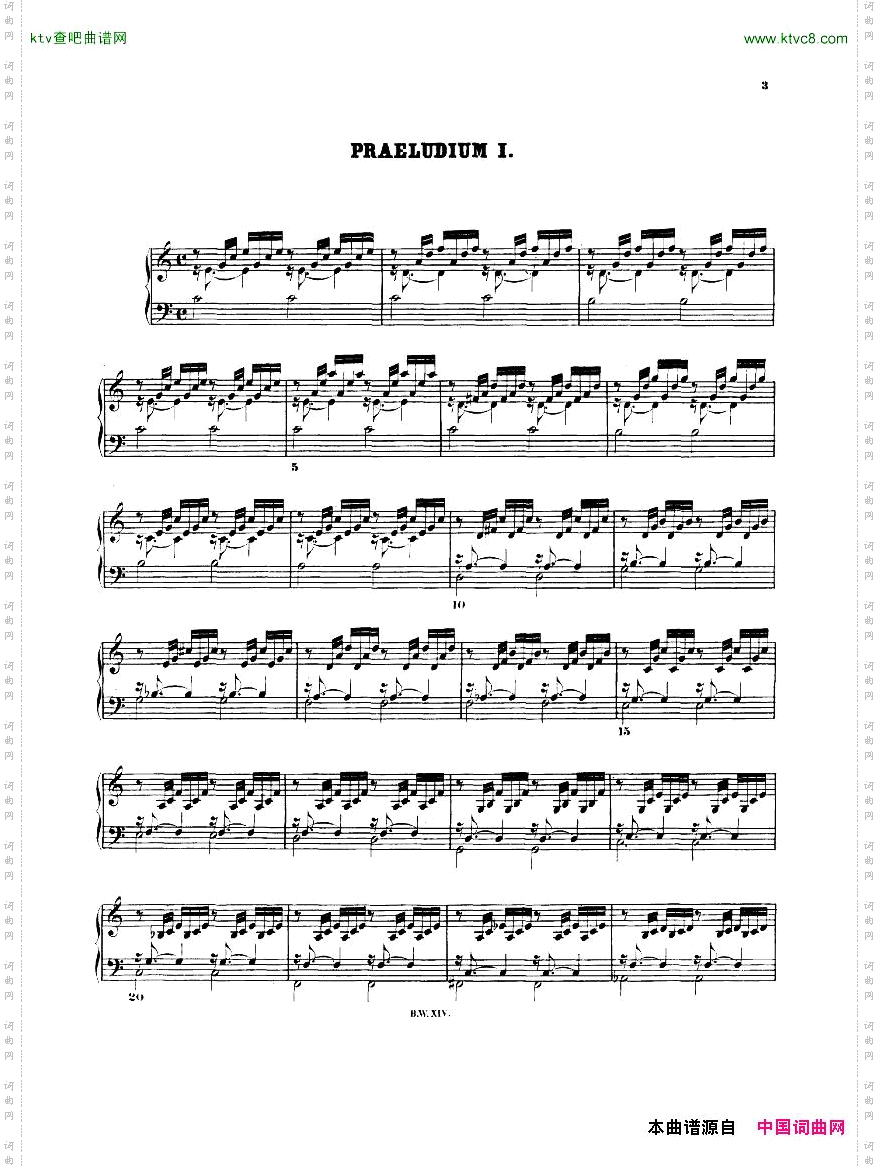 Bach,JS-BWV846-869-WellTemperedClavierBook1Urtext一