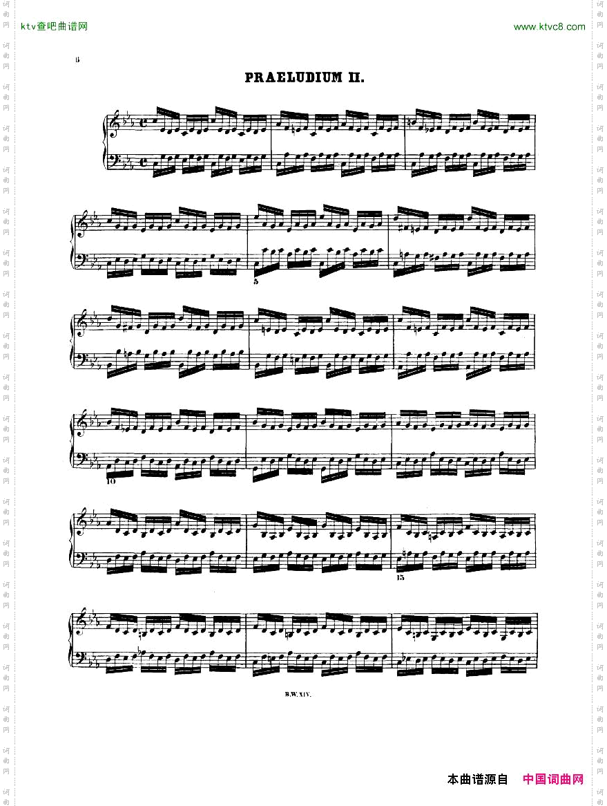 Bach,JS-BWV846-869-WellTemperedClavierBook1Urtext一