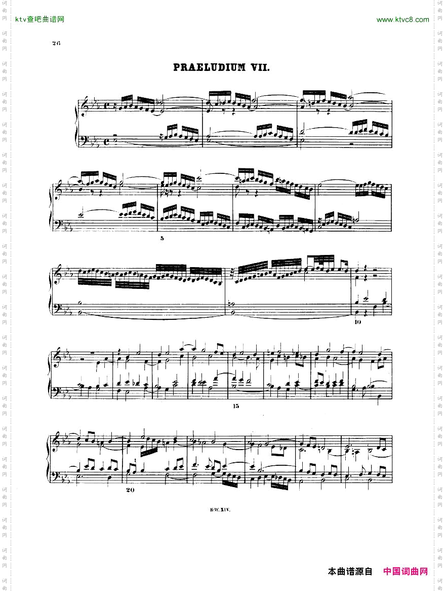 Bach,JS-BWV846-869-WellTemperedClavierBook1Urtext一