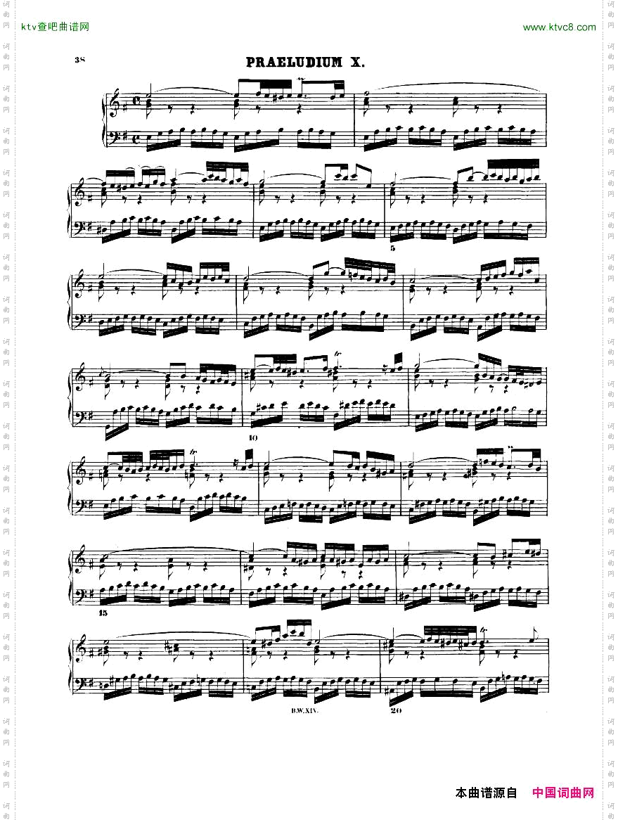 Bach,JS-BWV846-869-WellTemperedClavierBook1Urtext一