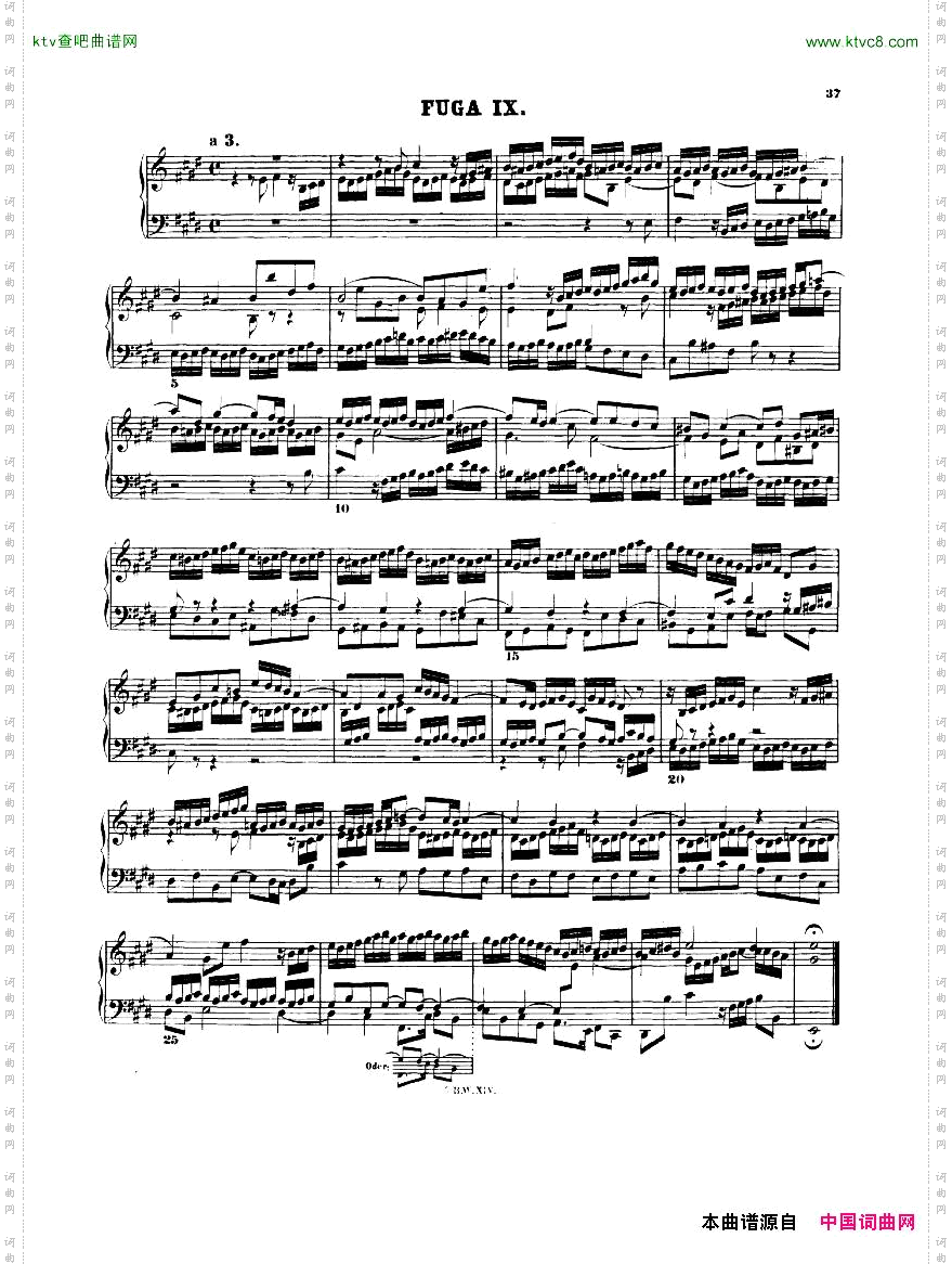 Bach,JS-BWV846-869-WellTemperedClavierBook1Urtext一