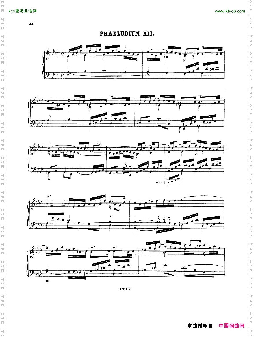 Bach,JS-BWV846-869-WellTemperedClavierBook1Urtext二