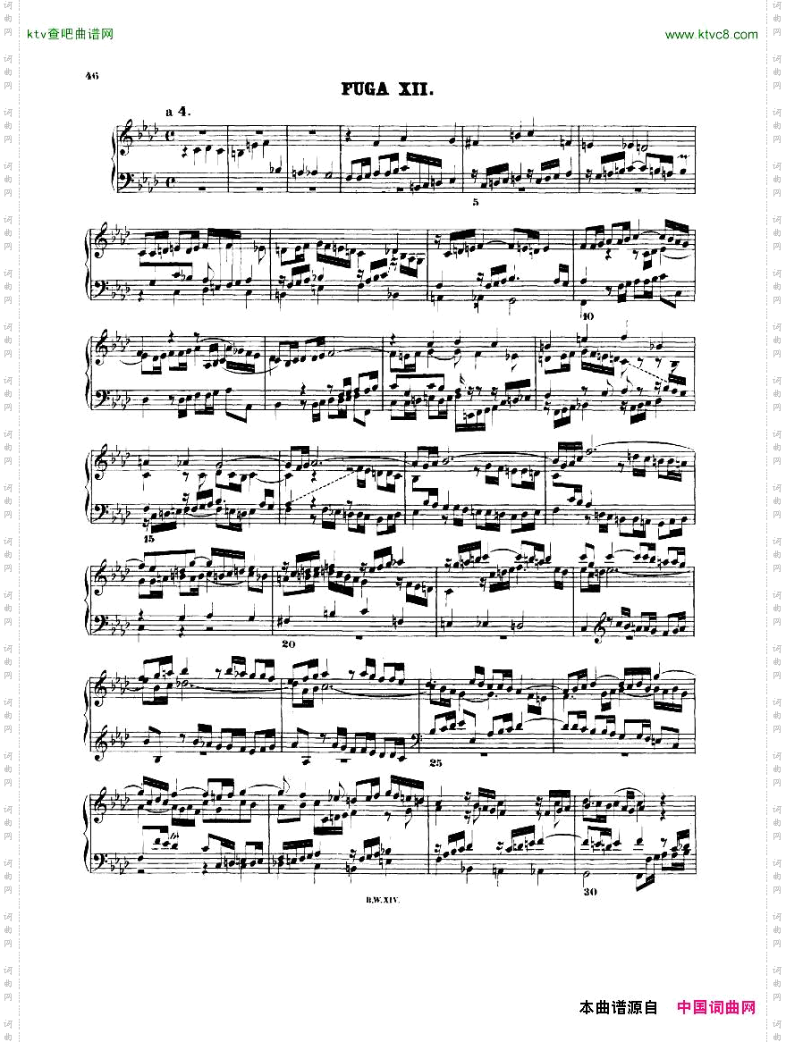 Bach,JS-BWV846-869-WellTemperedClavierBook1Urtext二