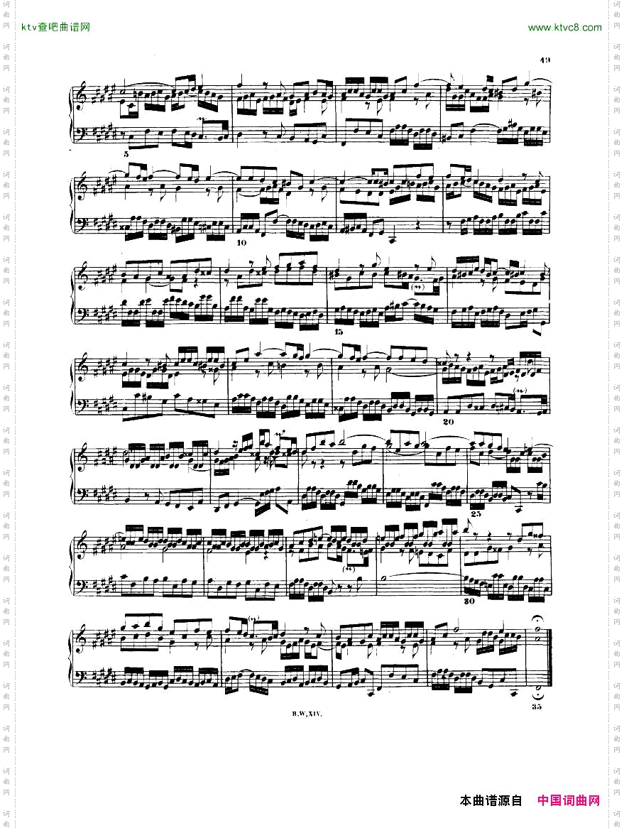 Bach,JS-BWV846-869-WellTemperedClavierBook1Urtext二