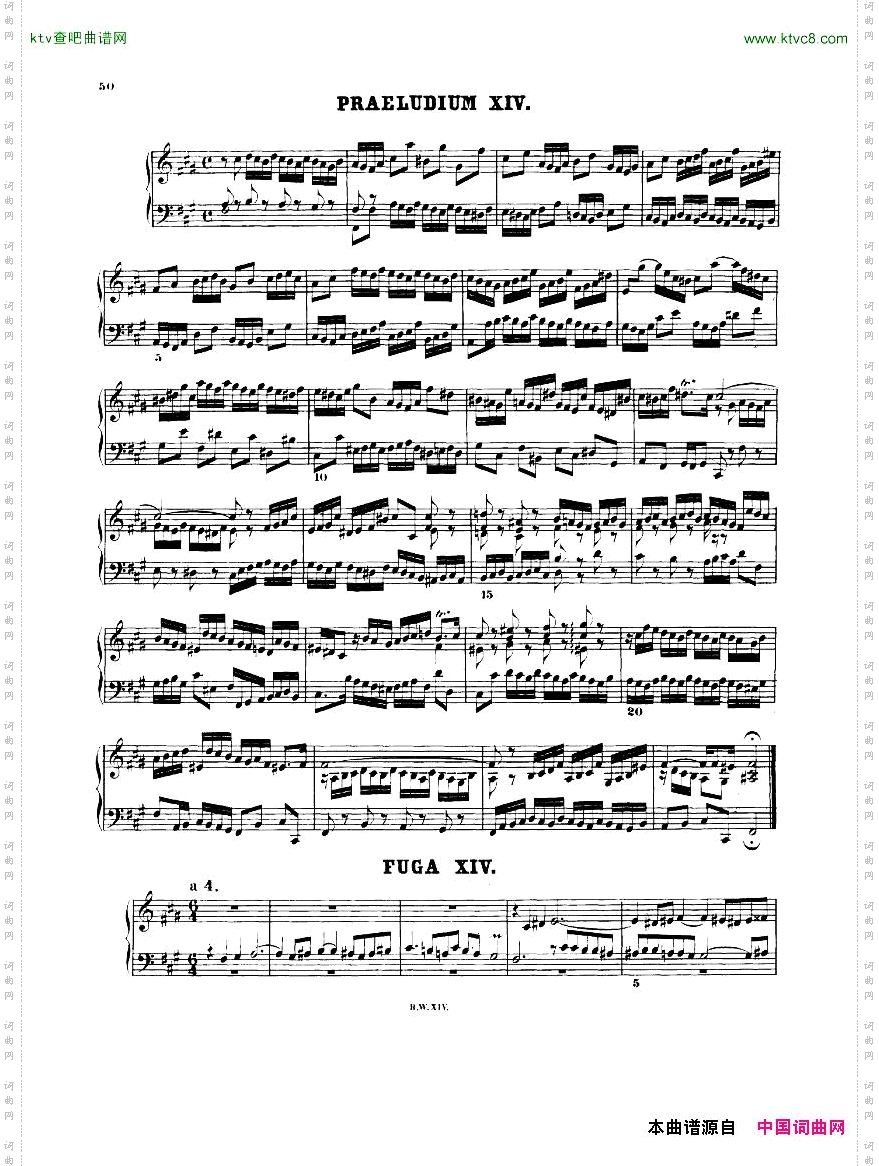 Bach,JS-BWV846-869-WellTemperedClavierBook1Urtext二