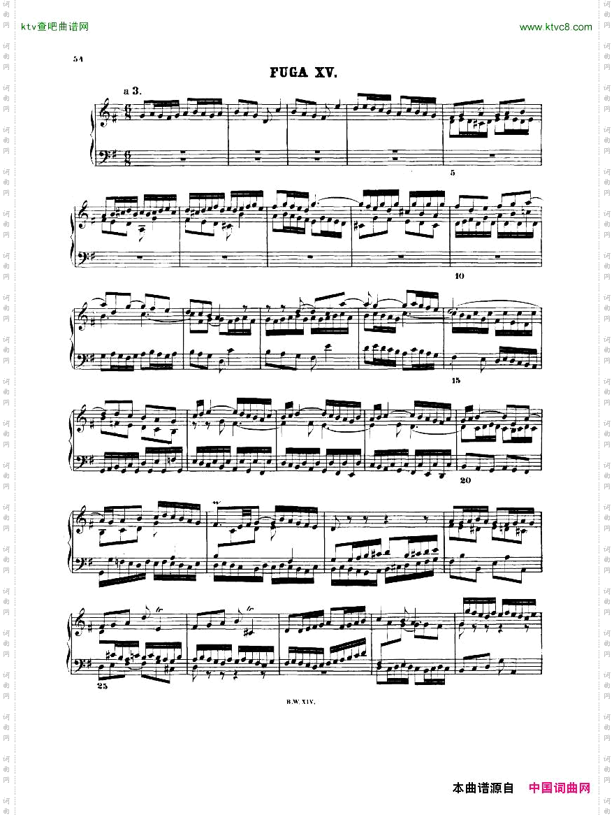 Bach,JS-BWV846-869-WellTemperedClavierBook1Urtext二