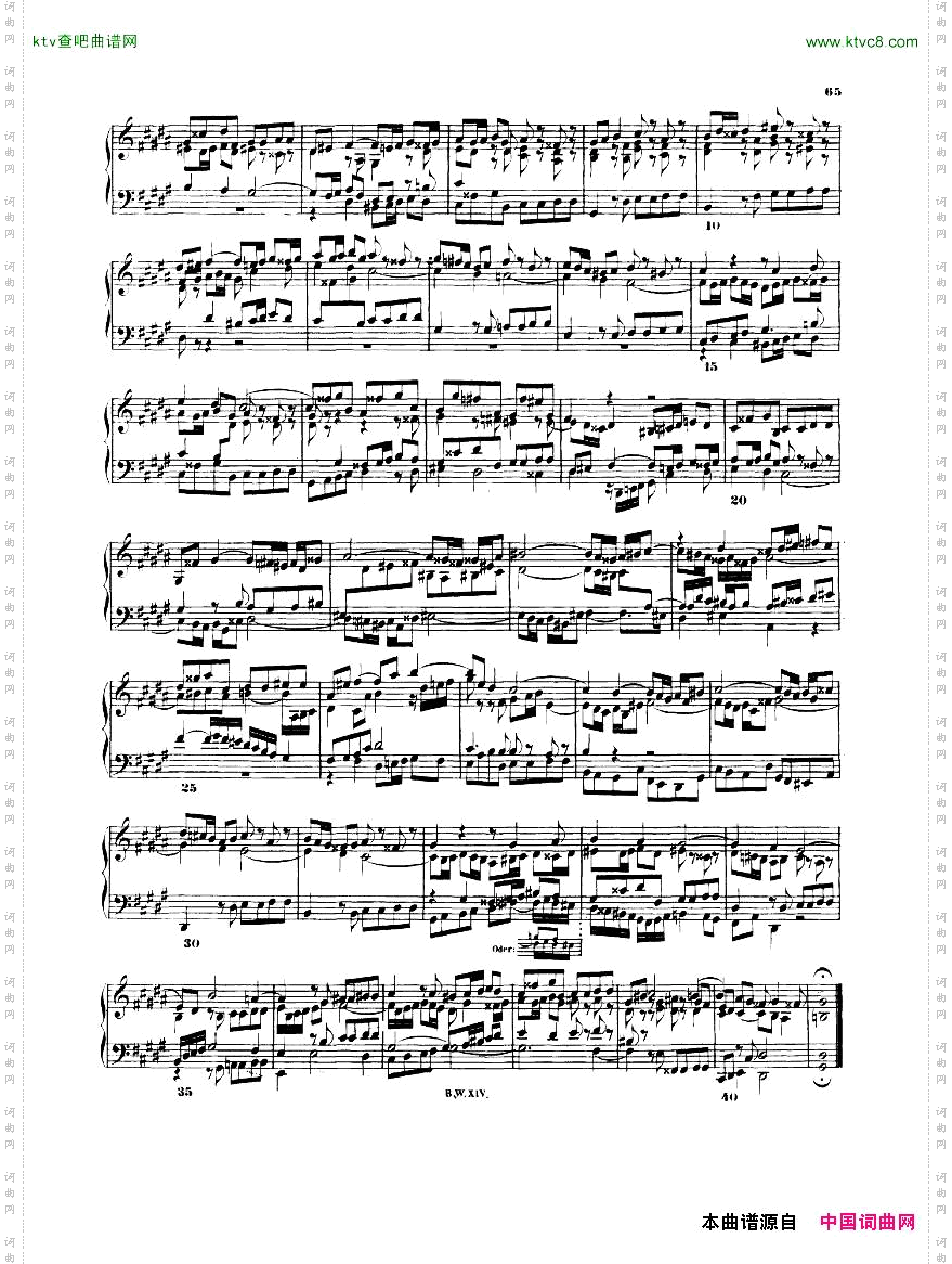 Bach,JS-BWV846-869-WellTemperedClavierBook1Urtext二