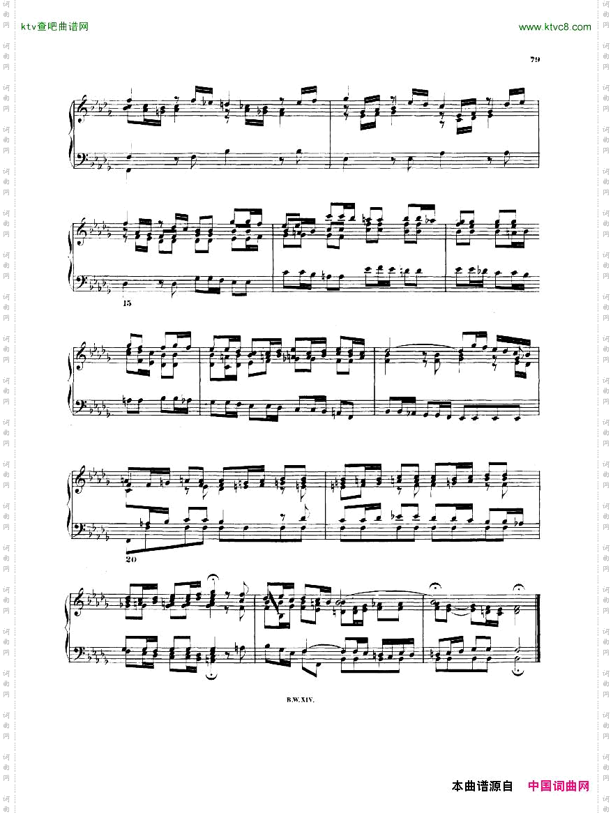 Bach,JS-BWV846-869-WellTemperedClavierBook1Urtext二