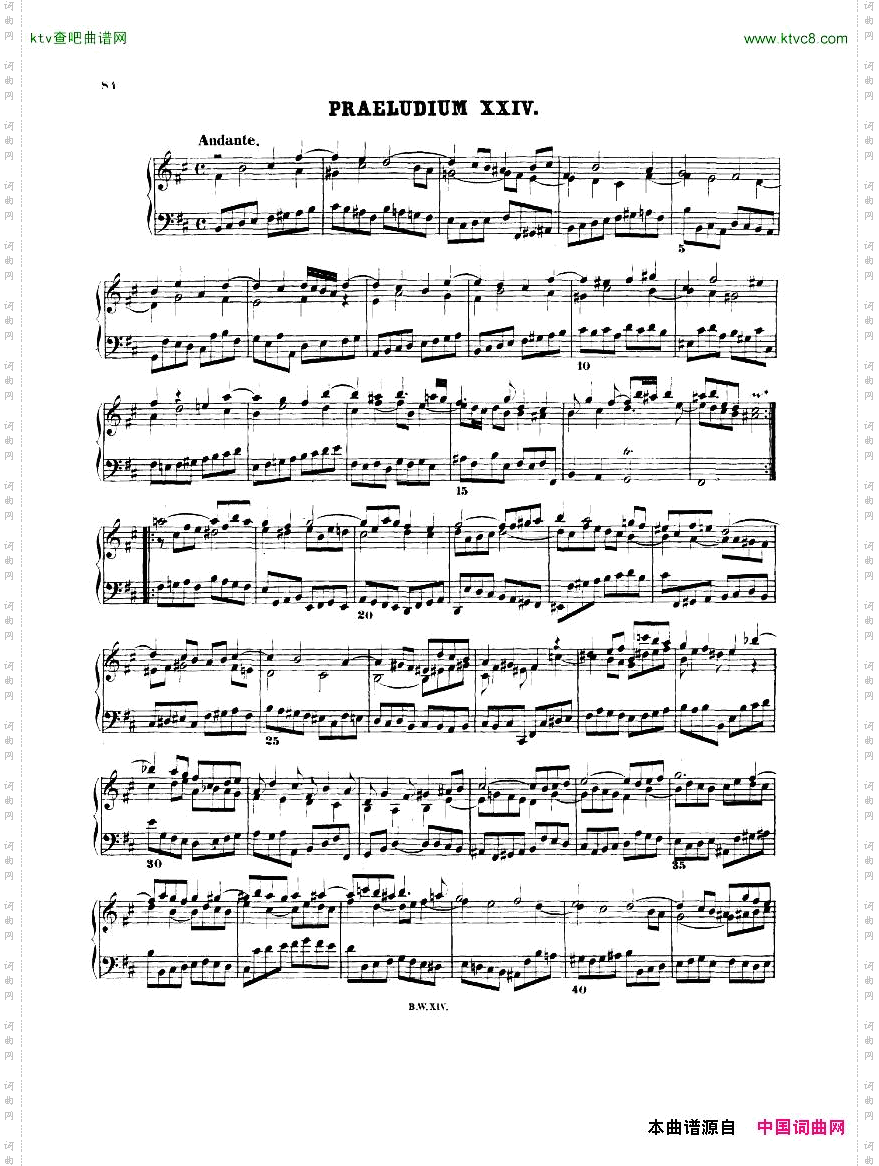 Bach,JS-BWV846-869-WellTemperedClavierBook1Urtext二