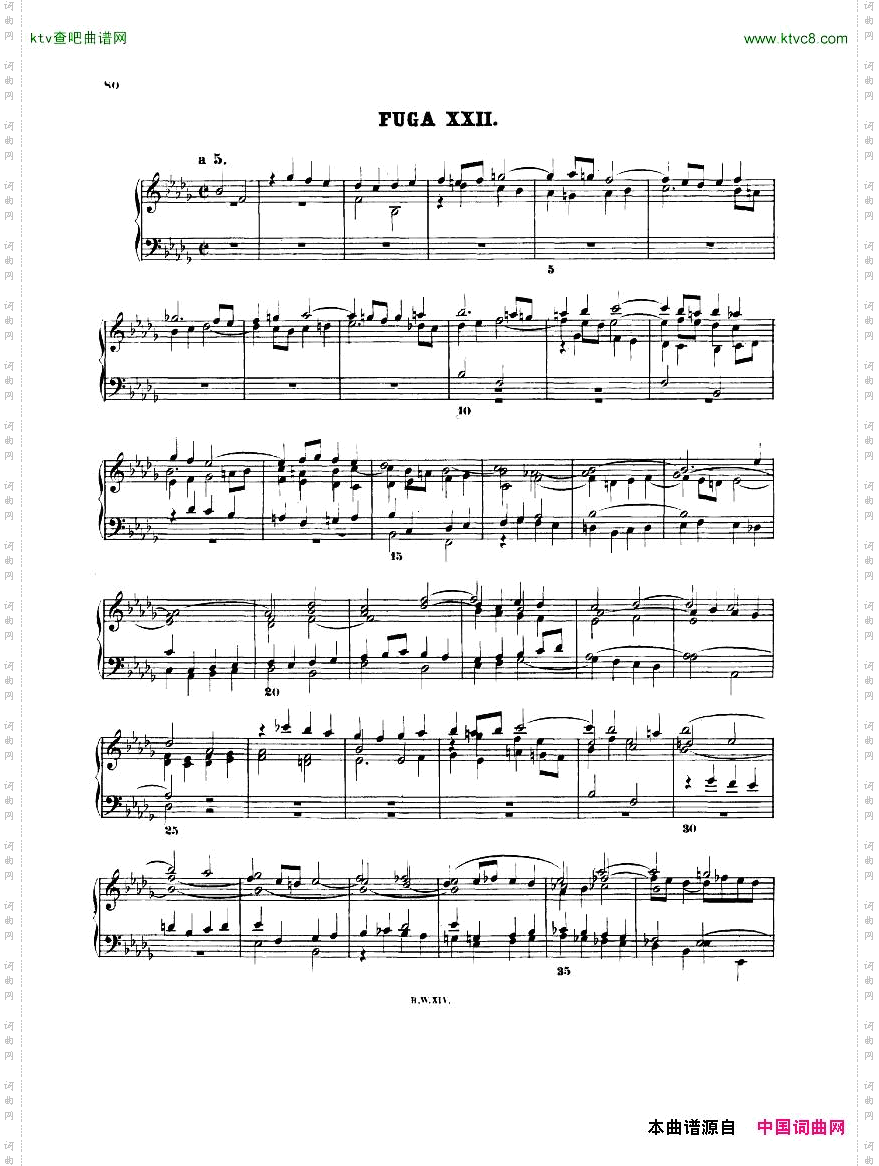 Bach,JS-BWV846-869-WellTemperedClavierBook1Urtext二